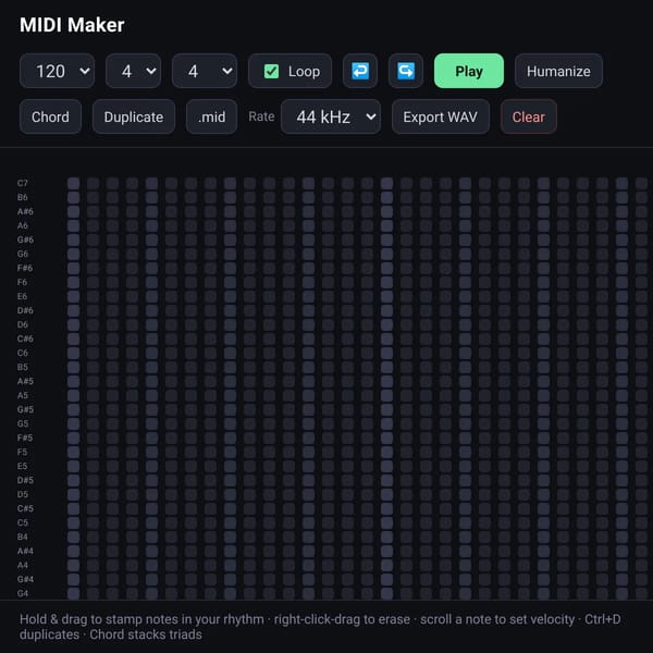 MIDI Maker