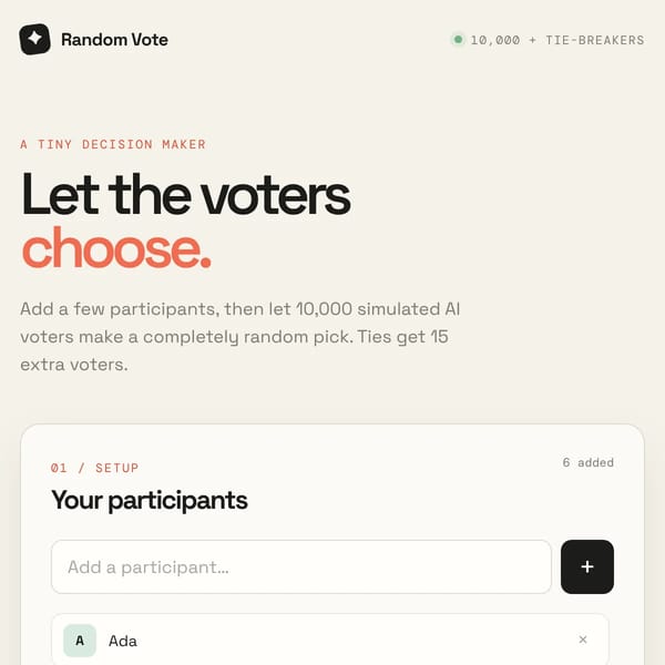 Random Vote