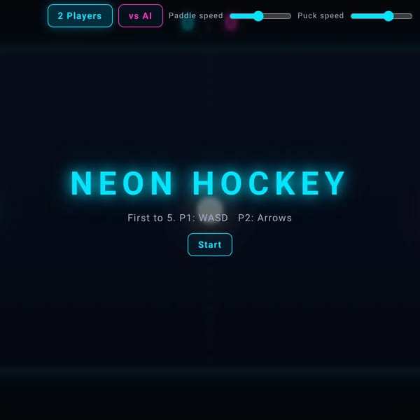 Neon Hockey