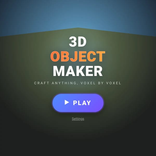 3D Object Maker
