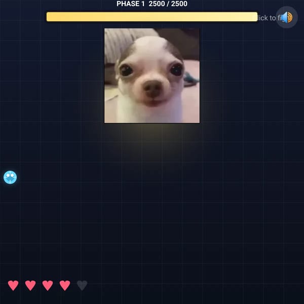 Da Staring Dog websim version