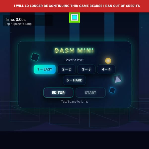 geometry dash (prototype)