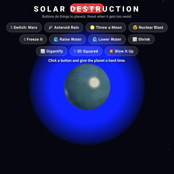 Solar Destruction