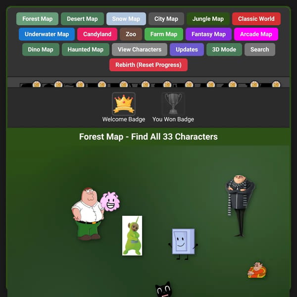 Find The Characters (remastered)