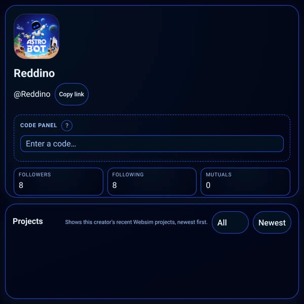 My profile