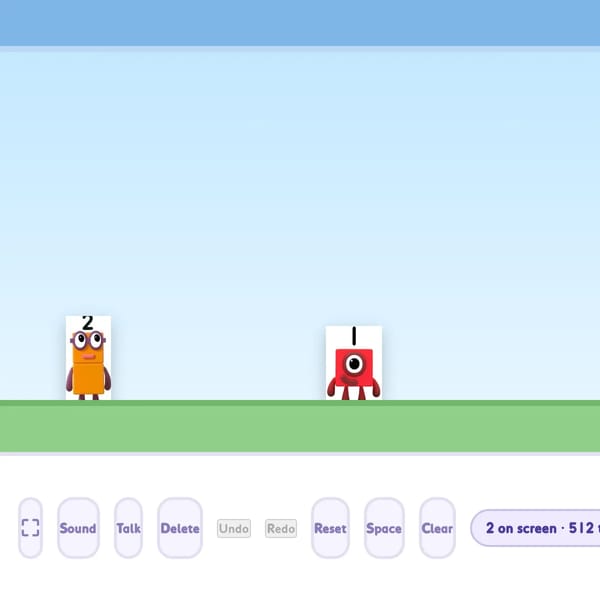 Numberblocks sandbox