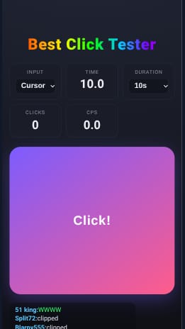 Click Test
