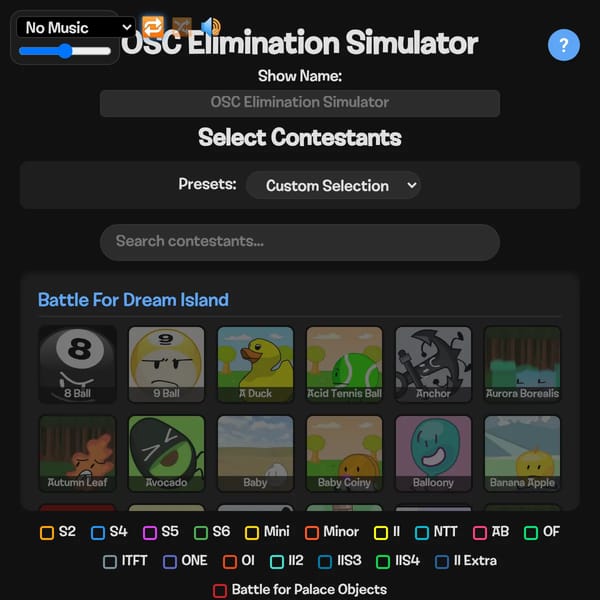OSC Elimination simulator but awesome and tuff