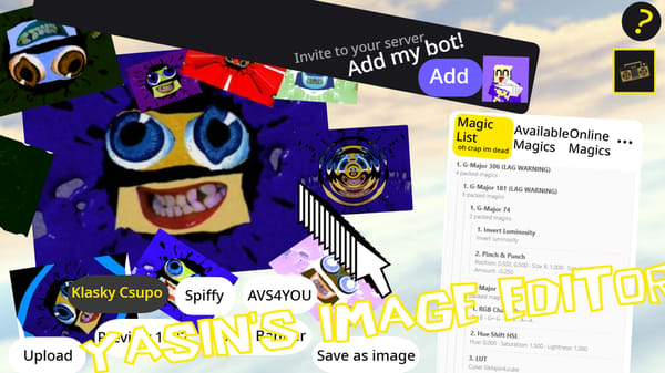 Yasin's Image Editor