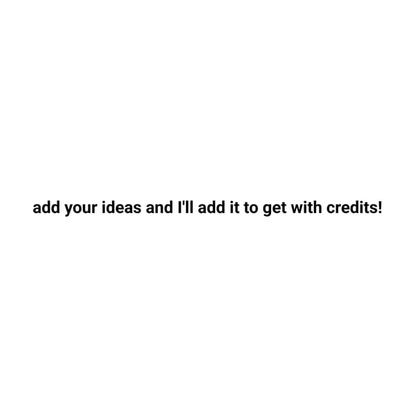 Idea Credits