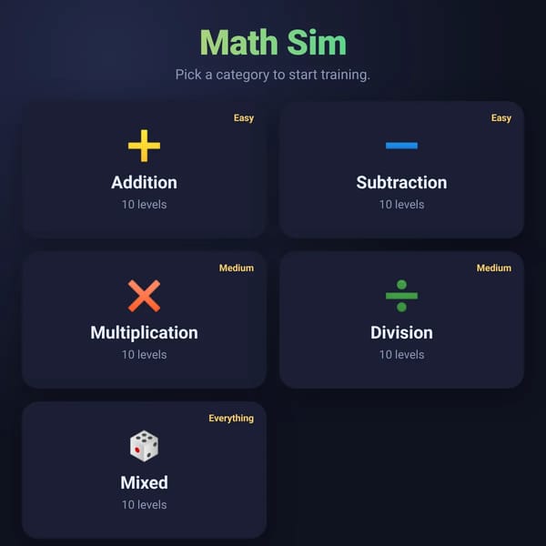 Math Sim