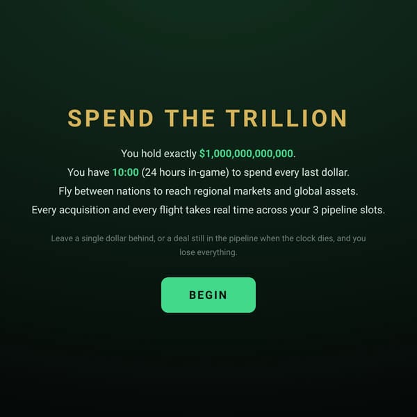 Spend the Trillion