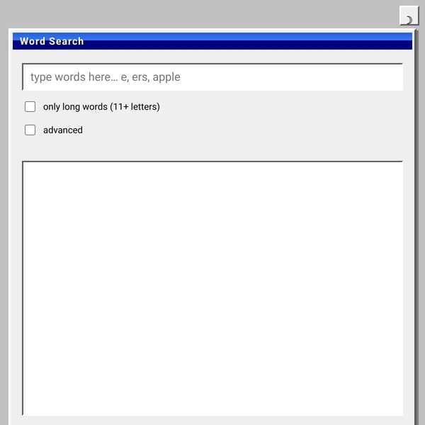 Word Search