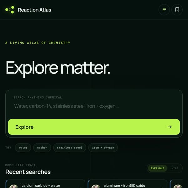 Reaction Atlas