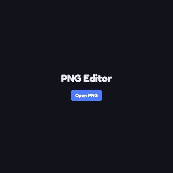 PNG Editor
