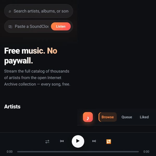 SoundLoop - Free Music Straight From URL