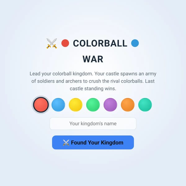 Colorball War