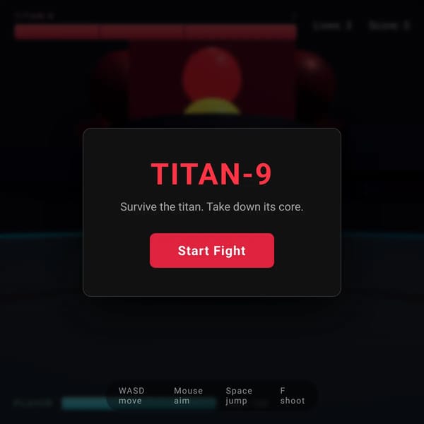 TITAN-9 Boss Fight