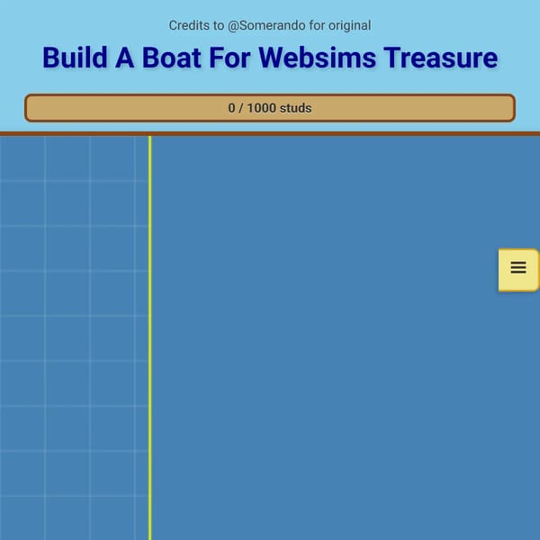 Build A Boat For "Websims" Treasure