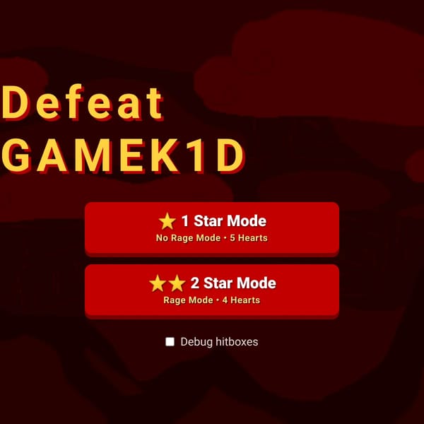 Defeat GAMEK1D V1 (TBB, The Battle Bricks)