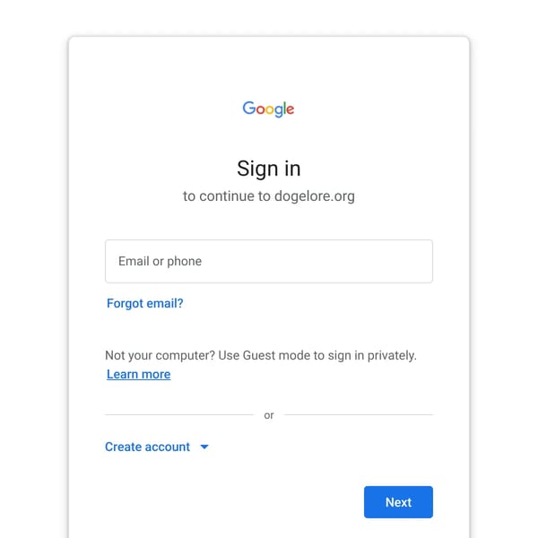 Sign in