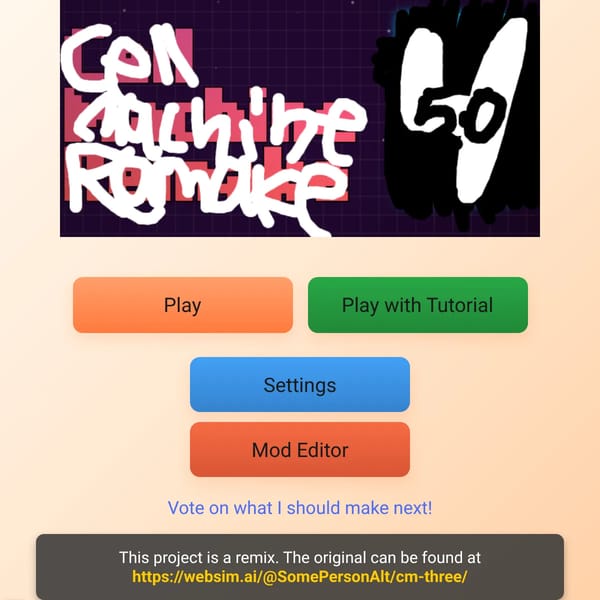 Cell Machine Remake 4