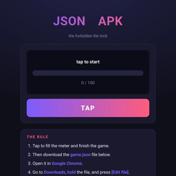 JSON→APK
