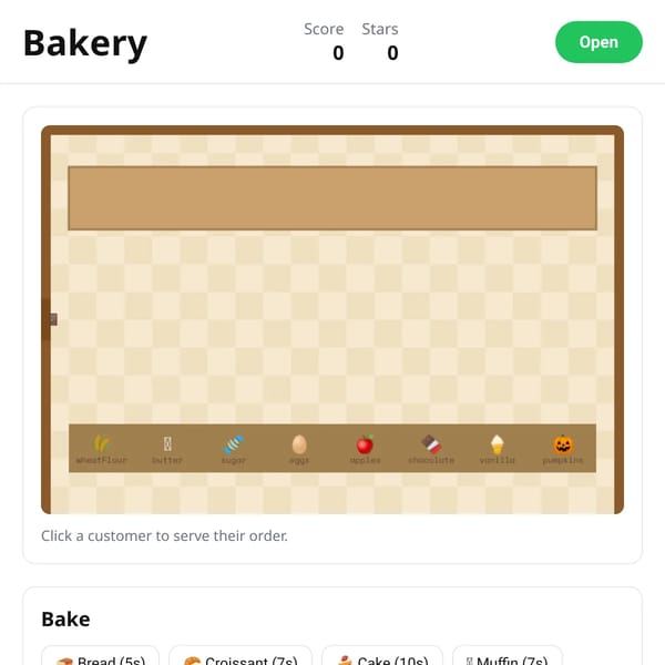 Bakery Rush
