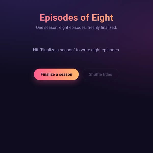 Episodes of Eight