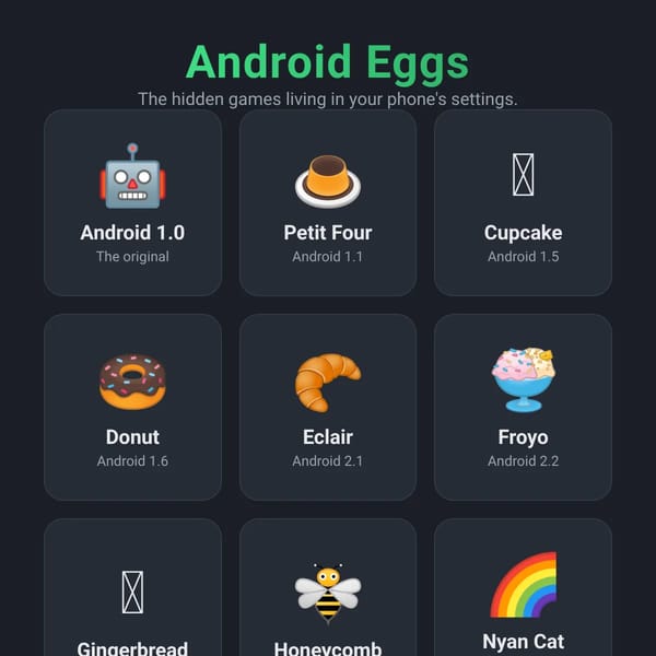 Android Easter Eggs