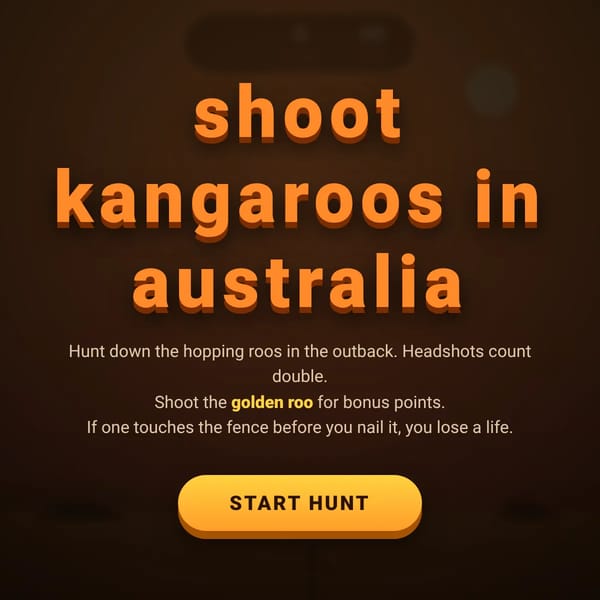 shoot kangaroos in australia