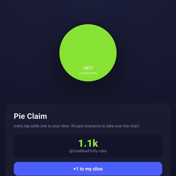 Pie Claim