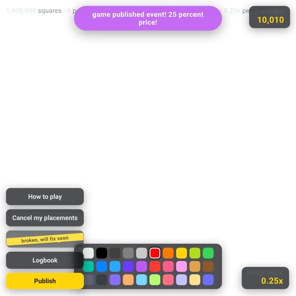 million tip art thingy