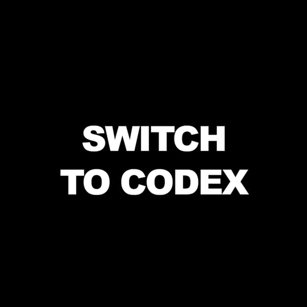 SWITCH TO CODEX