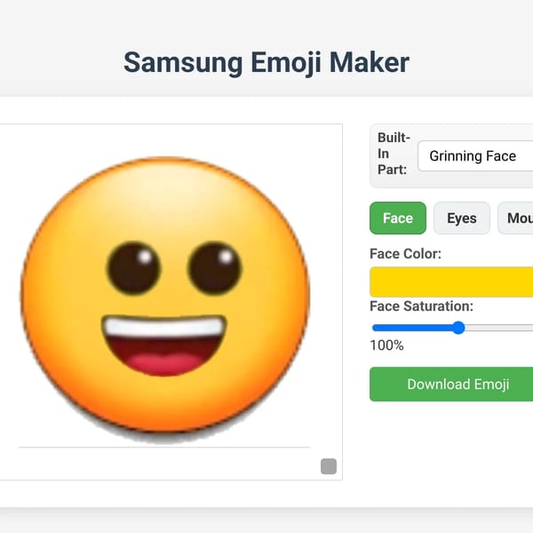 Samsung Emoji Maker