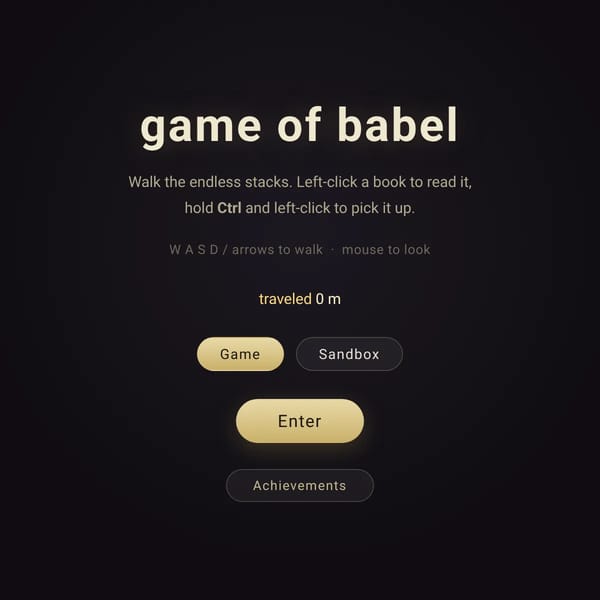 game of babel v1.1
