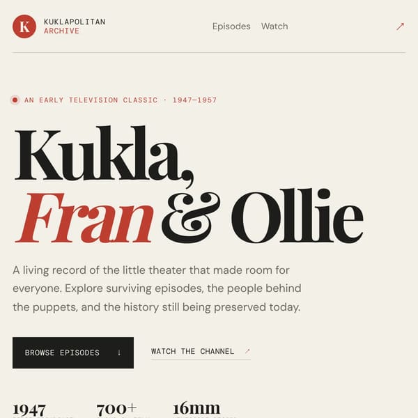Kukla Fran and Ollie Ware