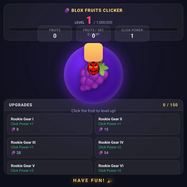 Blox Fruits Clicker