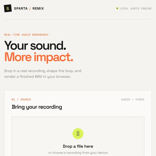 Sparta Remix Maker