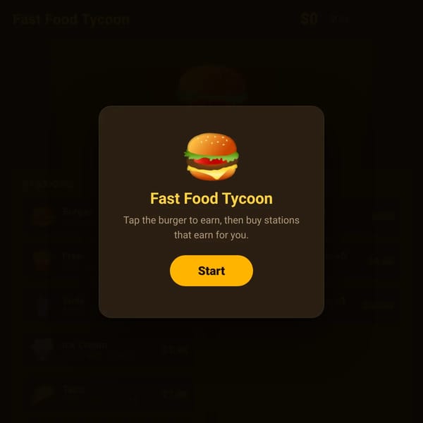 Elite Fast Food Tycoon