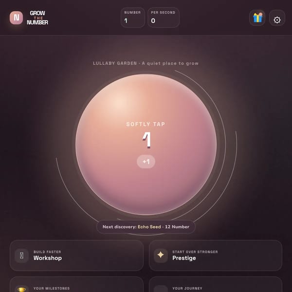 Grow Number
