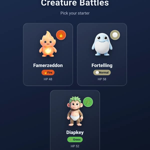 Creature Battles