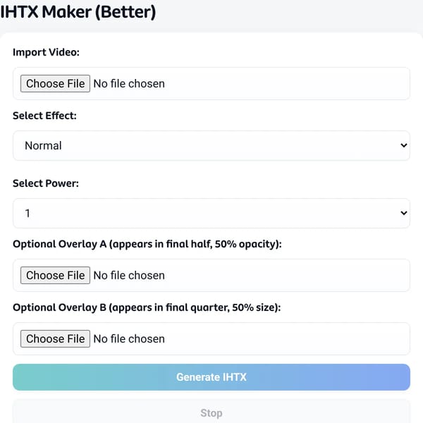 IHTX Maker (Better)