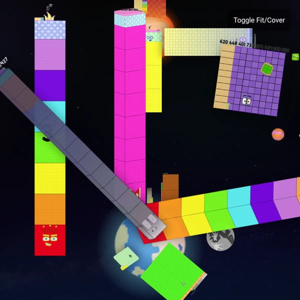 The Numberblocks Space But I'm Adding Wen You Summate!