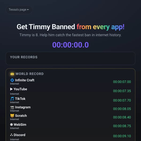 Ban Timmy (adopted)