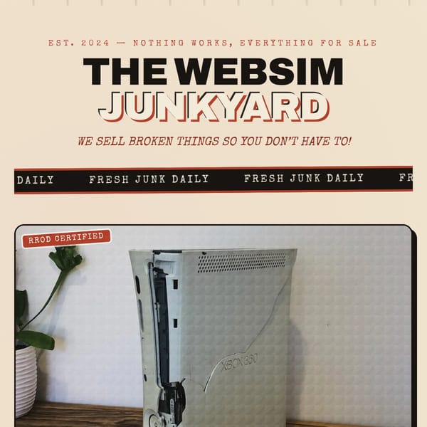 The WebSim Junkyard