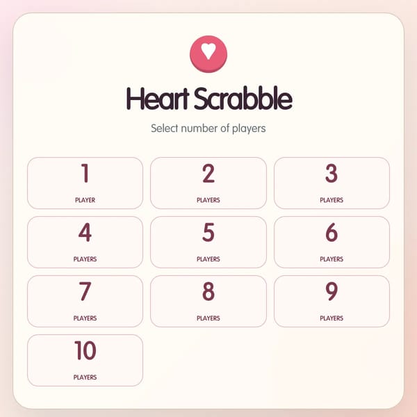 Heart Scrabble