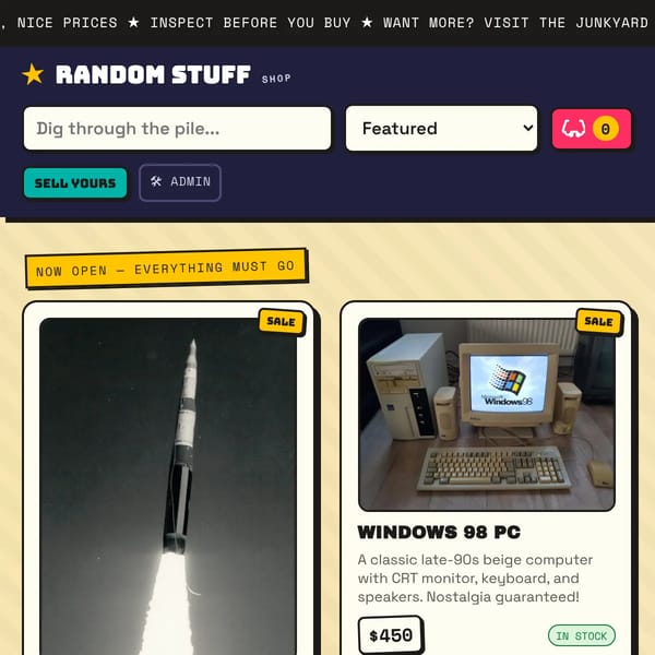 Random Stuff Shop