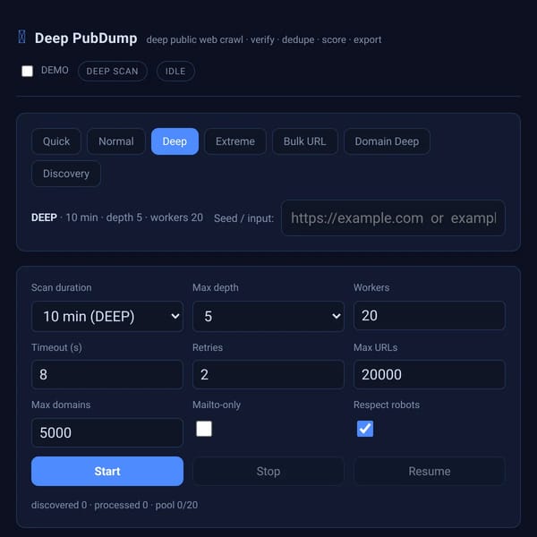 Contact Scraper