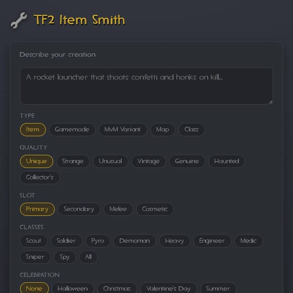 TF2 Item Smith